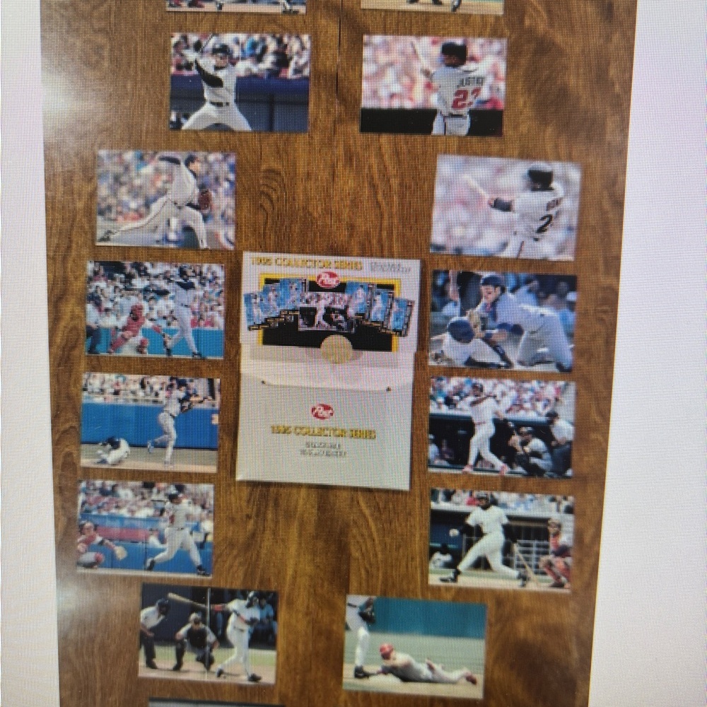 Baseball Collector's Series Plaque -1995 Post Complete 16 cards